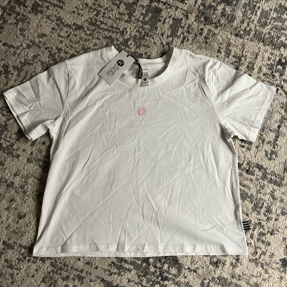 White Short Sleeve Women's Top